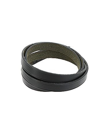 Hermès Hermes Hapi3 Bracelet, Swift Leather, Black, ?I Stamp, Silver Hardware (view 2)