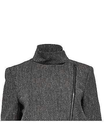 Joseph Joseph Zipped Tweed Biker Jacket in Black Linen (view 2)