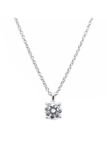 Tiffany & Co. TIFFANY&Co. Tiffany Solitaire Diamond Necklace, Pt950, Women's, 295497 (view 2)