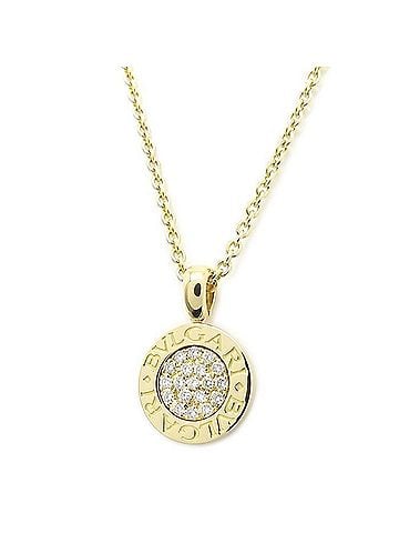 Bvlgari BVLGARI Bulgari Necklace Diamond 18K Yellow Gold Women's 295494 (view 2)