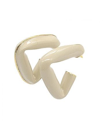 Bottega Veneta Bottega Veneta Triangle Earrings, Sterling Silver 925, Women's, Gold Tone (view 2)