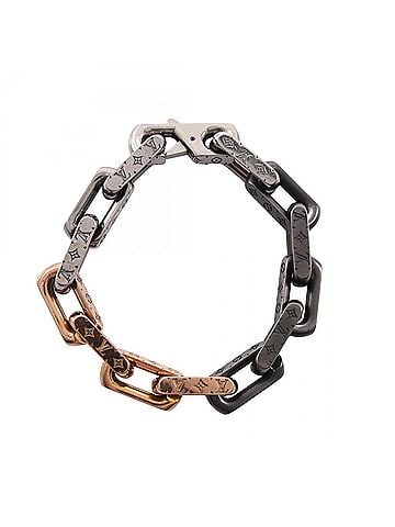 Louis Vuitton Louis Vuitton Monogram Chain Bracelet - Stainless Steel Men's Silver, Gold, Black (view 1)