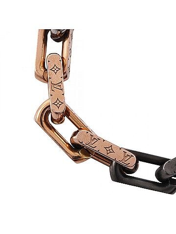 Louis Vuitton Louis Vuitton Monogram Chain Bracelet - Stainless Steel Men's Silver, Gold, Black (view 2)