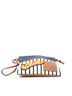 Loewe Blue Embroidered Drawstring Pouch Crossbody  One size - photo 9