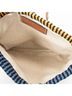 Loewe Blue Embroidered Drawstring Pouch Crossbody  One size - photo 8