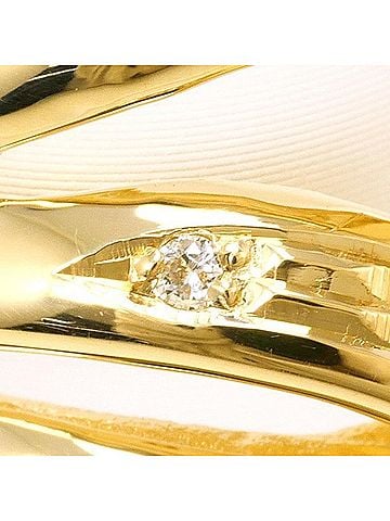 Unbranded 18K (18-karat) Yellow Gold Ring with 0.02mm Diamond, Total Weight Approx. 4.9g, Jewelry (view 2)