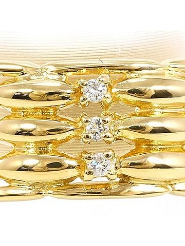 Unbranded 18K (18-karat) Yellow Gold Ring with 0.02mm Diamond, Total Weight Approx. 4.7g, Jewelry (view 2)