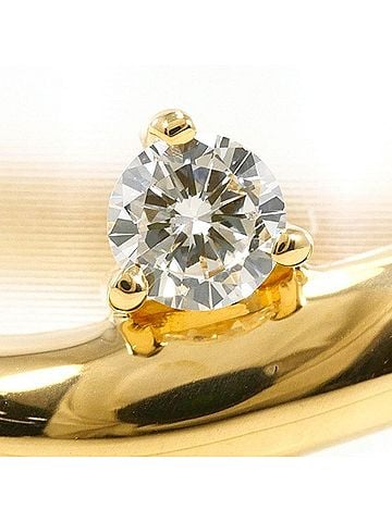 Unbranded 18K (18-karat) Yellow Gold Ring with 0.12ct Diamond, Total Weight Approx. 3.7g, Jewelry (view 2)