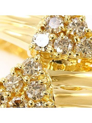 Unbranded 18K (18-karat) Yellow Gold Ring with Brown Diamond (0.50 carat), Total Weight Approx. 3.7g, Jewelry (view 2)