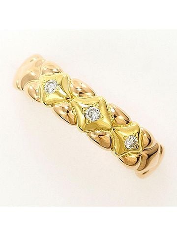 Unbranded 18K (18-karat) Yellow Gold (YG) PG Ring with 0.05mm Diamond, Total Weight Approx. 4.9g, Jewelry (view 1)