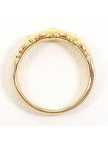 Unbranded 18K (18-karat) Yellow Gold (YG) PG Ring with 0.05mm Diamond, Total Weight Approx. 4.9g, Jewelry (view 2)