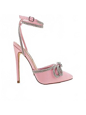 Billini Women Elope Satin Pump Heeled Sandals (view 1)