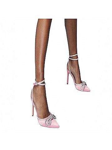 Billini Women Elope Satin Pump Heeled Sandals (view 2)