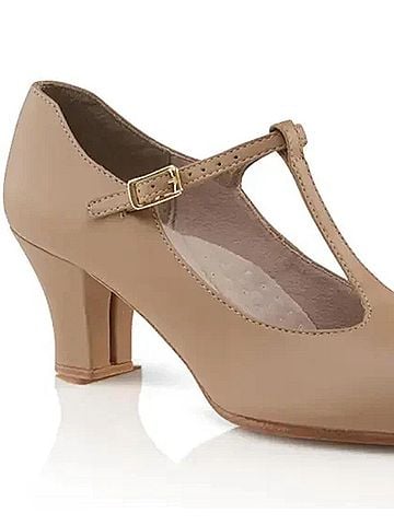 Capezio Women‚Äö?Ñ?¥s Jr Footlight T-Strap Character Shoe (view 2)