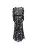 Mac Duggal 100% Polyester Floral Black Cocktail Dress Size 4 - photo 2