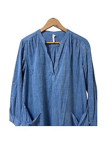 Seafolly Boyfriend Chambray Beach Shirt Bodysuit (view 2)