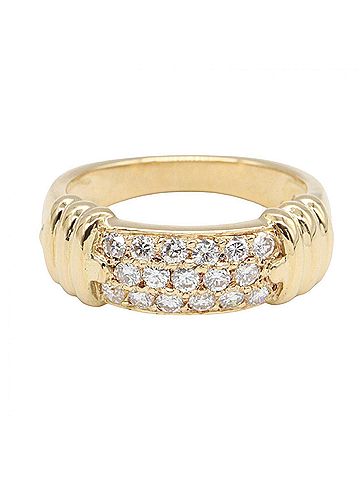 Van Cleef & Arpels Van Cleef & Arpels Diamond Ring, 18K (Yellow Gold), Women's Clear Tone (view 2)
