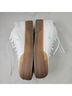 Nike 100% Fabric Solid White Green Sneakers Size 10 - photo 7