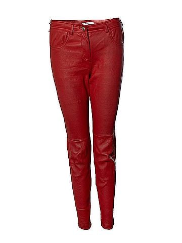Givenchy Givenchy, red leather trousers (view 1)