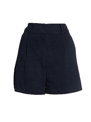 Maison Margiela Maison Margiela, glitter shorts in black (view 1)