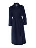 Hermès 100% Wool Blue Hermes, blue wool trench coat Size M - photo 1