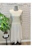 After Dark Floral White Ivory Cocktail Dress Size 10 (petite) - photo 3