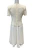 After Dark Floral White Ivory Cocktail Dress Size 10 (petite) - photo 2