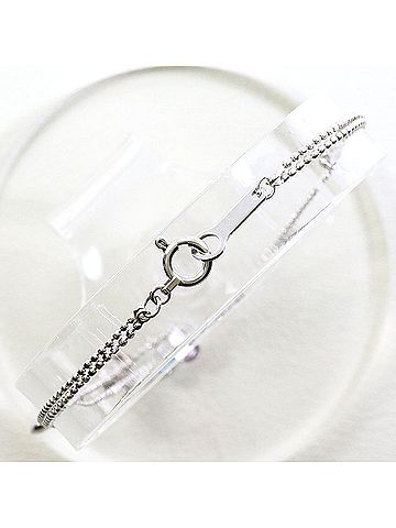 Unbranded 18K White Gold Bracelet with Blue Topaz and Amethyst, Total Weight 1.8g, 19cm, Jewelry (view 2)