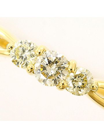 Unbranded 18K (18-karat) Yellow Gold Ring with Diamond (0.36ct), Total Weight 2.9g, Jewelry (view 2)