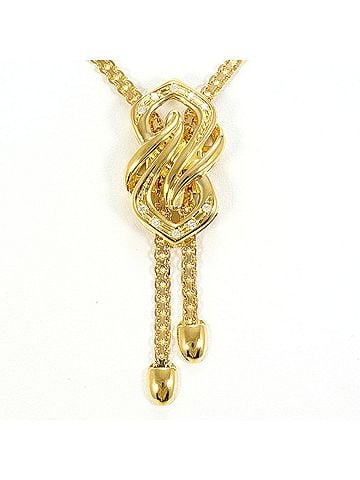 Unbranded 18K (18-karat) Yellow Gold Necklace with 0.10ct Diamond, Total Weight 20.5g, 81cm Length, Jewelry (view 1)