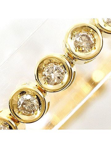 Unbranded 18K (18-karat) Yellow Gold Bracelet with Diamonds, 2.00 ct, Total Weight 12.2g, 18cm, Jewelry (view 2)