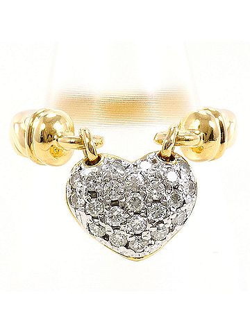 Unbranded 18K (18-karat) Yellow Gold Ring with 0.28ct Diamond, Total Weight 5.2g, Jewelry (view 1)