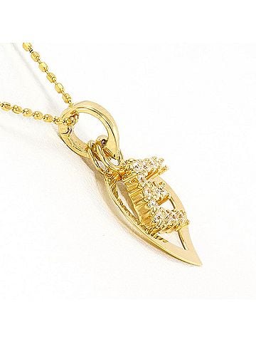 Unbranded 18K (18-karat) Yellow Gold Necklace with Zirconia, Total Weight 2.2g, 40cm, Jewelry (view 2)