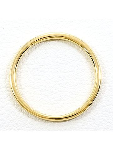 Unbranded 18K (18-karat) Yellow Gold Ring with 0.028ct Diamond, Total Weight 1.5g, Jewelry (view 2)