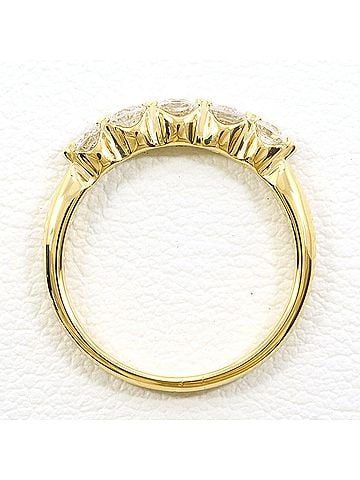 Unbranded 18K (18-karat) Yellow Gold Ring with 0.30 ct Diamond, Total Weight 2.0g, Jewelry (view 2)