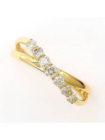Unbranded 18K (18-karat) Yellow Gold Ring with 0.29 ct Diamond, Total Weight 1.4g, Jewelry (view 1)