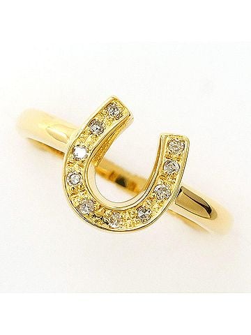 Unbranded 18K (18-karat) Yellow Gold Ring with Diamond (carat weight not stamped), Total Weight 2.5g, Jewelry (view 1)
