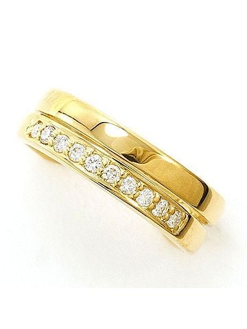Unbranded 18K (18-karat) Yellow Gold Ring with Diamond, Total Weight Approx. 2.1g, Jewelry (view 1)