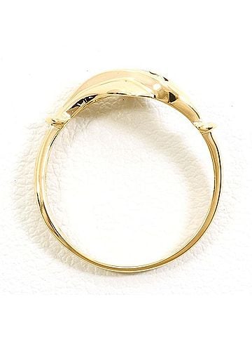 Unbranded 18K (18-karat) Yellow Gold Ring with 0.092g Diamond, Total Weight Approx. 1.8g, Jewelry (view 2)