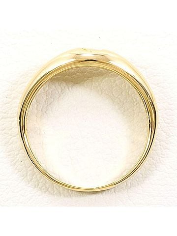 Unbranded 18K (18-karat) Yellow Gold Ring with 0.02mm Diamond, Total Weight Approx. 2.3g, Jewelry (view 2)