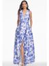 Sachin + Babi 100% Polyester Blue Cocktail Dress Size 2 - photo 4