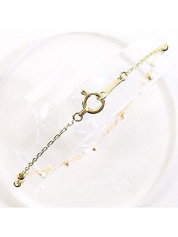 Unbranded 18K (18-karat) Yellow Gold Bracelet, Total Weight Approx. 0.6g, 18.5cm, Jewelry (view 2)