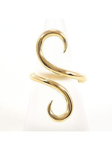 Unbranded 18K (18-karat) Yellow Gold Ring - Free Size Total Weight Approx. 3.9g Jewelry (view 1)