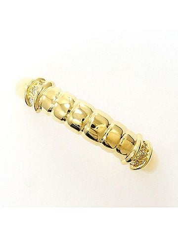 Unbranded 18K (18-karat) Yellow Gold Ring with 0.04mm Diamond, Total Weight Approx. 2.2g, Jewelry (view 1)