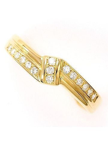 Unbranded 18K (18-karat) Yellow Gold Ring with 0.15ct Diamond, Total Weight Approx. 2.9g, Jewelry (view 1)