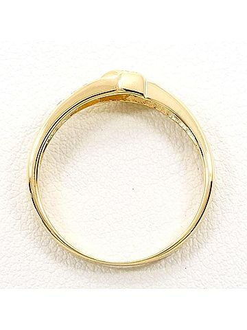 Unbranded 18K (18-karat) Yellow Gold Ring with 0.15ct Diamond, Total Weight Approx. 2.9g, Jewelry (view 2)