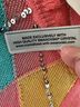 IISLI Argyle Pink Green Yellow Teal Multi Color Cardigan Size S - photo 3