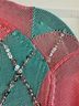 IISLI Argyle Pink Green Yellow Teal Multi Color Cardigan Size S - photo 7
