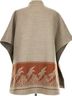 Pendleton Print Tan Orange Wool Coat Size M - photo 2