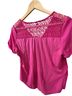 Apt. 9 Pink Short Sleeve Blouse Size S - photo 2